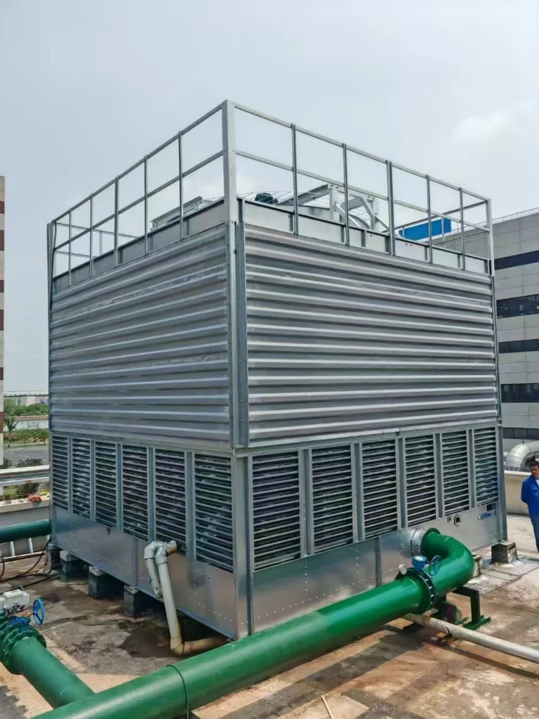All-steel cross-flow square tower