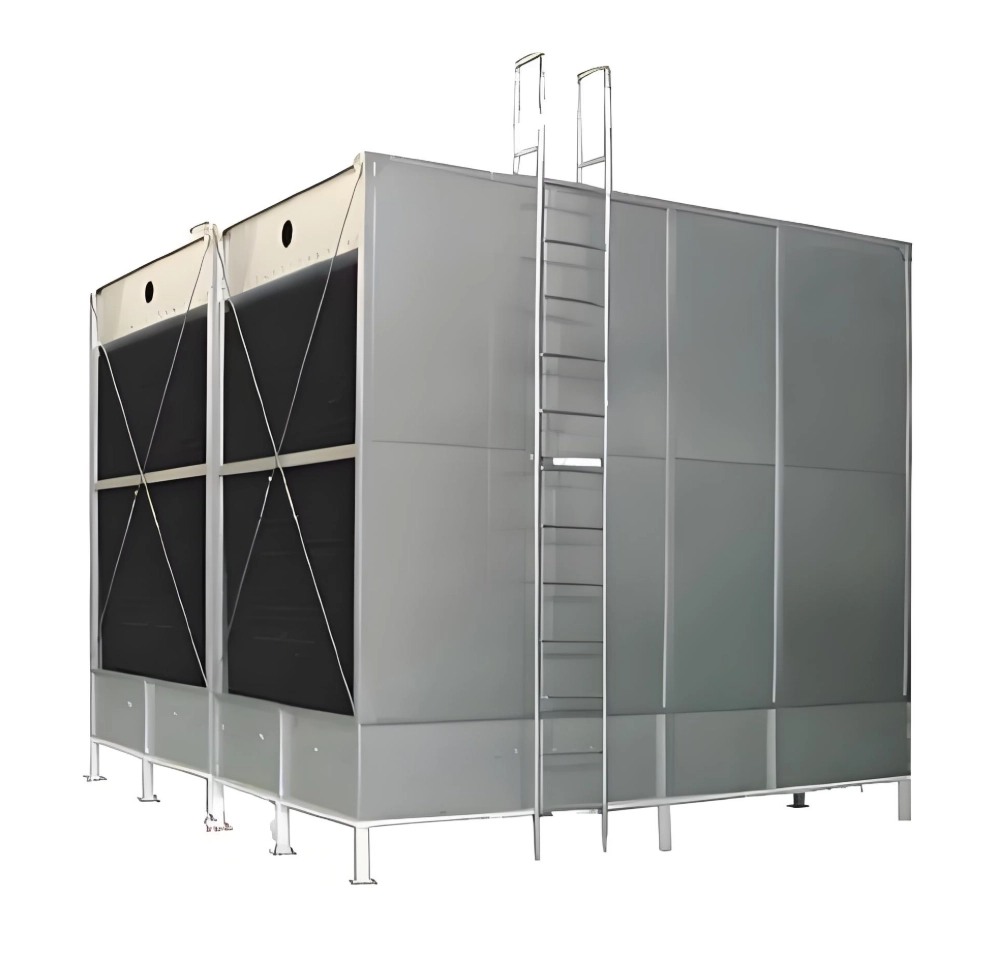 All-steel cross-flow square tower