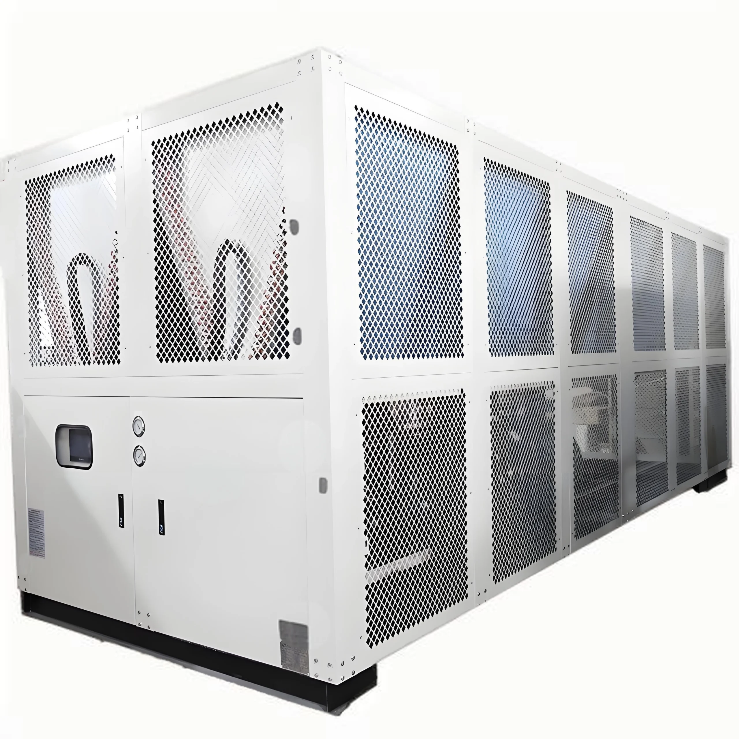China Factory Manufacture Chilling Equipment Custom 100HP Air Cooled Water Chillers for the Plastic Industry Cooling Cold Water Air Cooled Screw Type Chiller