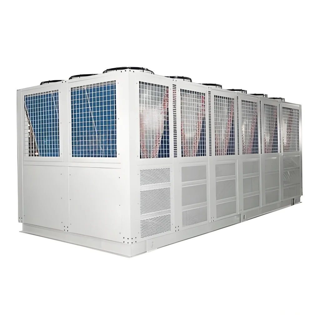 Air Cooled Industrial Water Chiller With CE High Efficiency R410a Inverter Modular Chiller Air Cooled Chiller Screw Type 300HP
