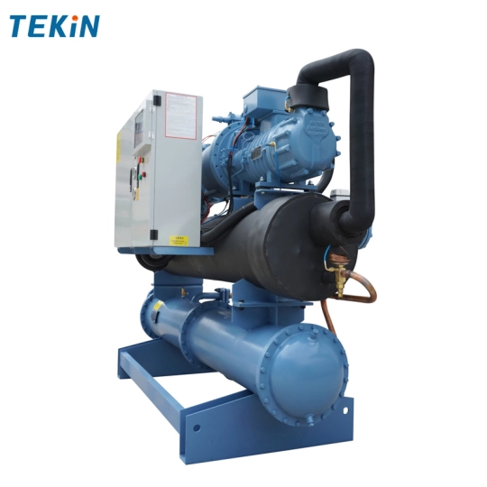 Water Cooled Chiller 180HP 50 Ton 100 Ton 200 Ton Water Cooled Screw Water Chiller 150KW 300 KW 500KW 600KW Chiller Cheap Price