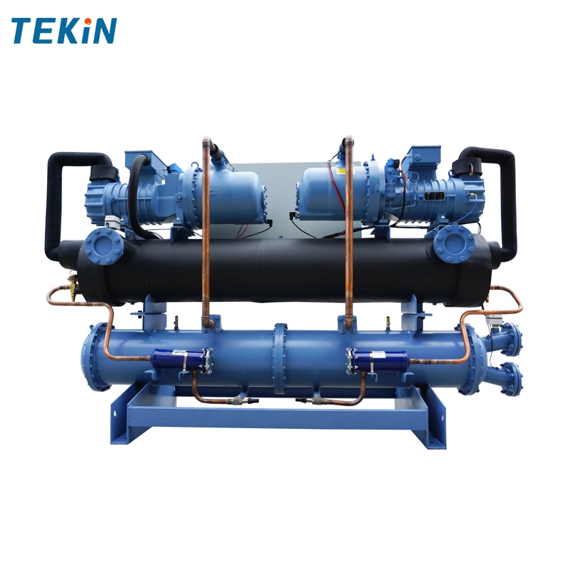 Water Cooled Chiller 180HP 50 Ton 100 Ton 200 Ton Water Cooled Screw Water Chiller 150KW 300 KW 500KW 600KW Chiller Cheap Price