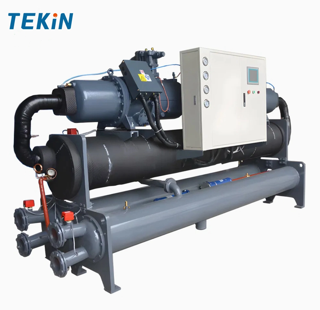 Water Cooled Chiller 500KW Industrial Water Cooled Flooded Screw Water Cooled Chiller Chilling Equipment Water Cooling System