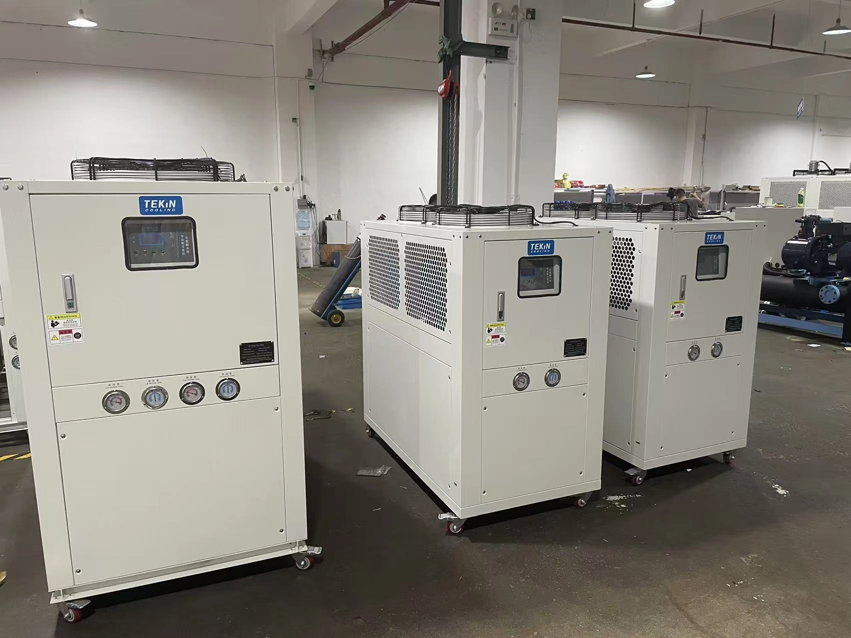 Air Cooled Chiller 3HP 3Ton Hot Selling Injection Extruder Blowing Machine Use Chiller Tekin Cooling New Air Cooled Water Cooler For Industrial Factory