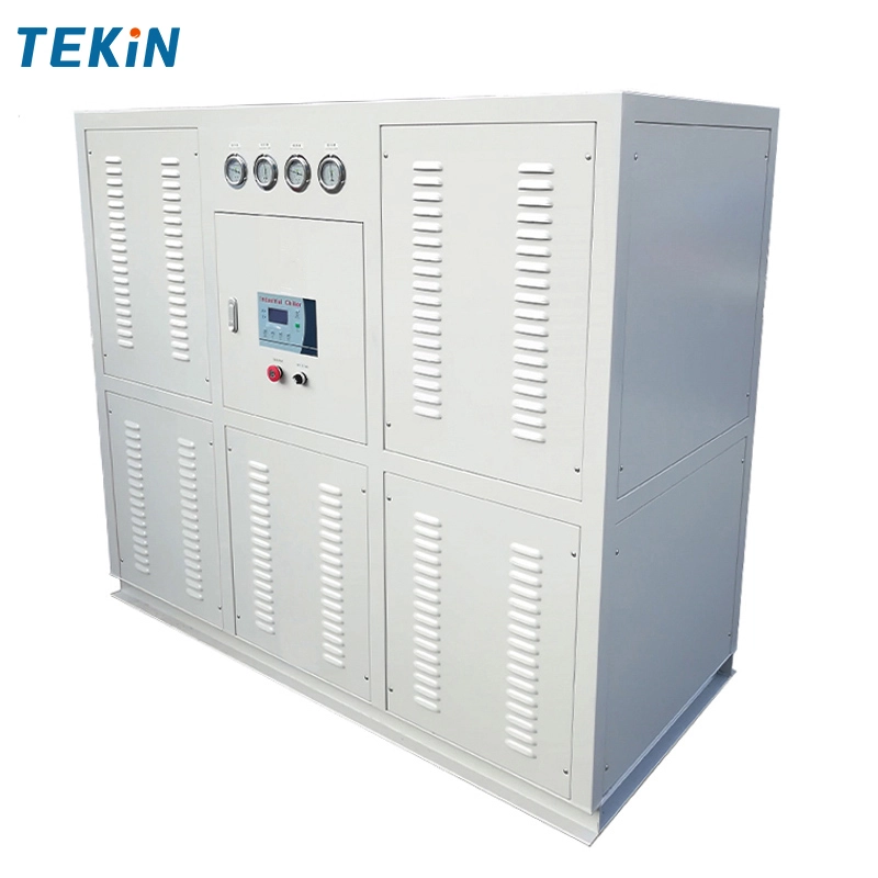 Industrial 40HP 30HP 25HP 20HP 15HP 10HP 5HP water Cooled chiller System For Mold Injection Machine Water Cooled Chiller 40HP With Water Tank Coil