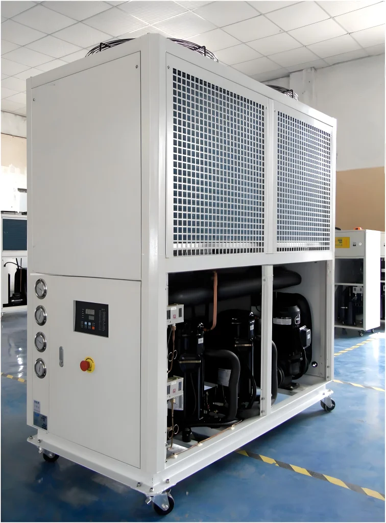 Portable Water Chiller 30Tr Air Cooled Scroll Chiller Supplier Energy Efficient Chiller Industrial Water Chiller