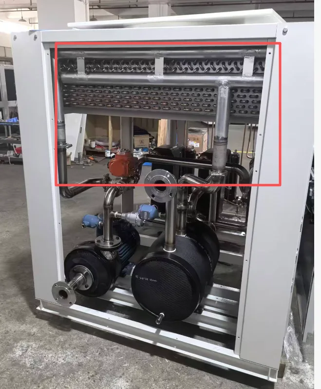 High-Temp. Air-Cooled + Free Cooling Skid-Mounted